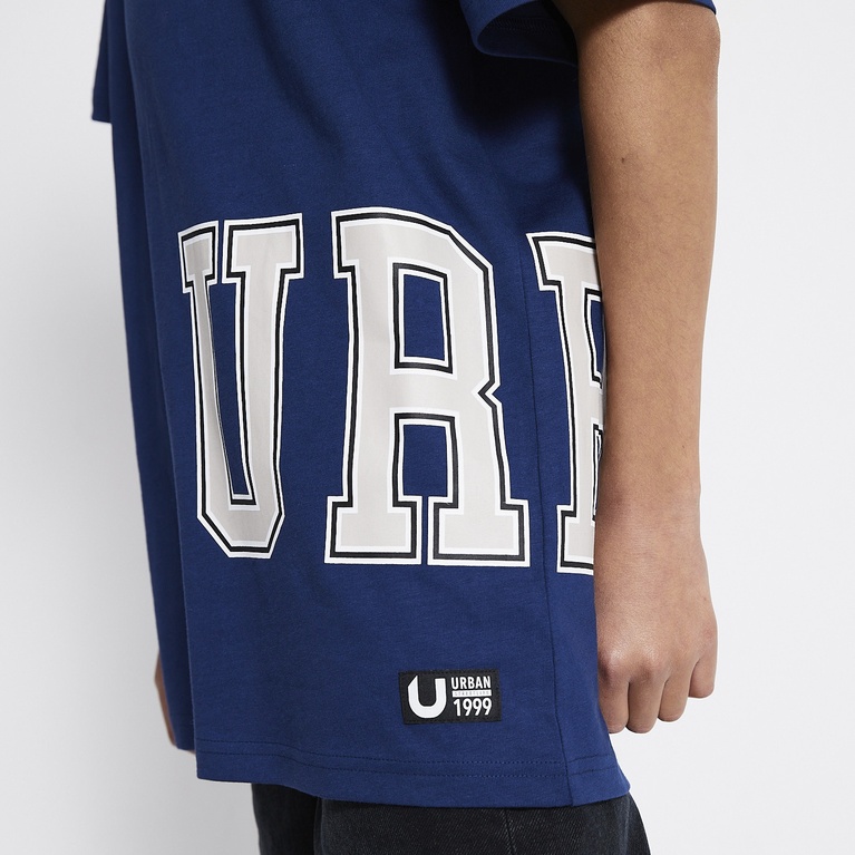 Printed tee "Wilson" Dark Blue